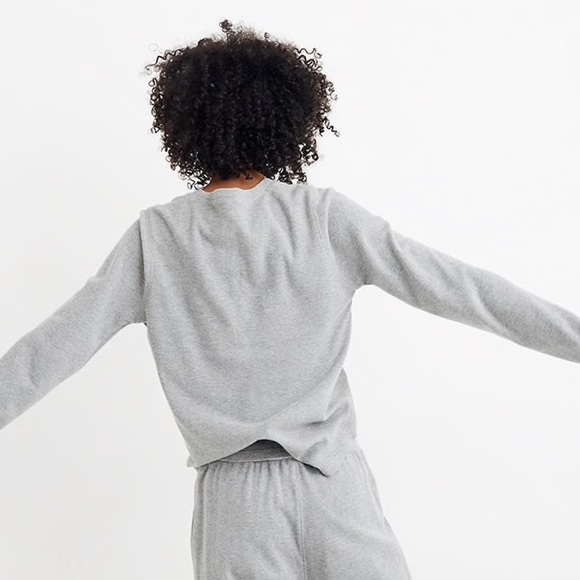 Madewell Rainbow Embroidered Honeycomb Pajama Tee - Picture 2 of 6